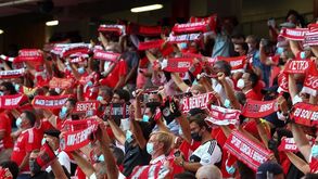 Lotação dos recintos desportivos sobe para 50% da capacidade total 