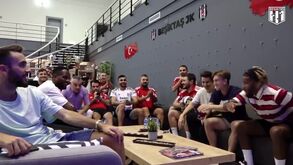 Foi assim que o Besiktas reagiu ao sorteio da Champions: a cara de Rosier diz tudo...