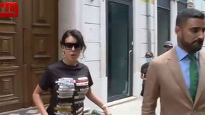 Georgina 'apanhada' à saída de casa em Lisboa