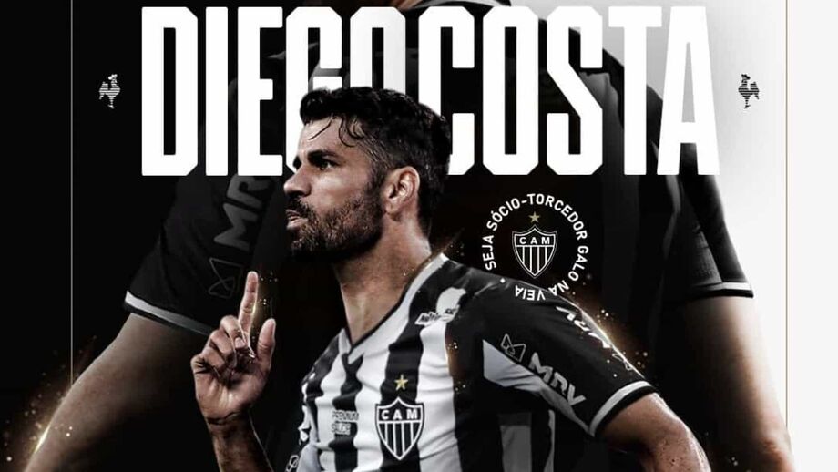 Diego Costa junta-se a Hulk no Atlético Mineiro: «Chegou como uma estrela rock»