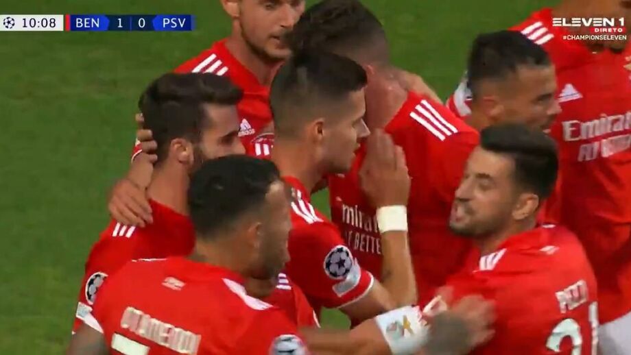 Benfica-PSV: Yaremchuk descobre Rafa e o português faz o primeiro na Luz
