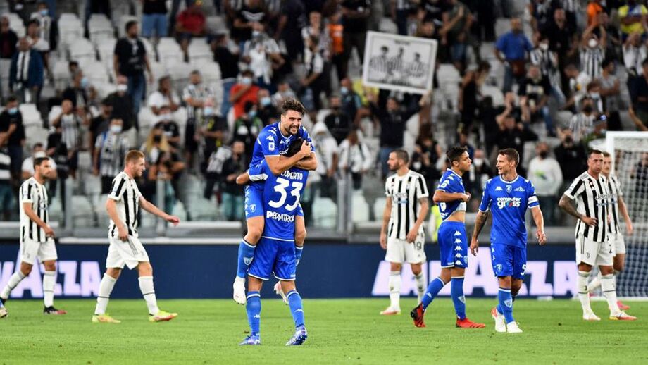 Passo a passo fez-se história: como o modesto Empoli vergou a Juventus já sem Ronaldo