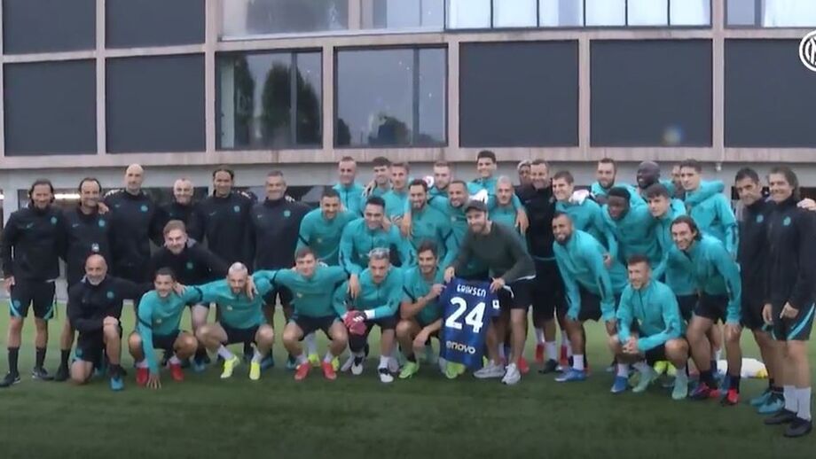 Nerazzurri publicaram vídeo nas redes sociais