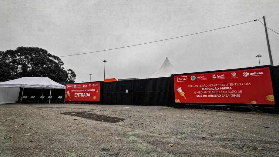 Suspensa vacinação Covid no Queimódromo do Porto