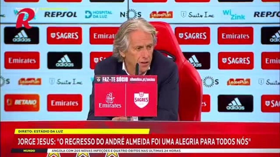 Declarações do treinador do Benfica após o triunfo sobre o Arouca 