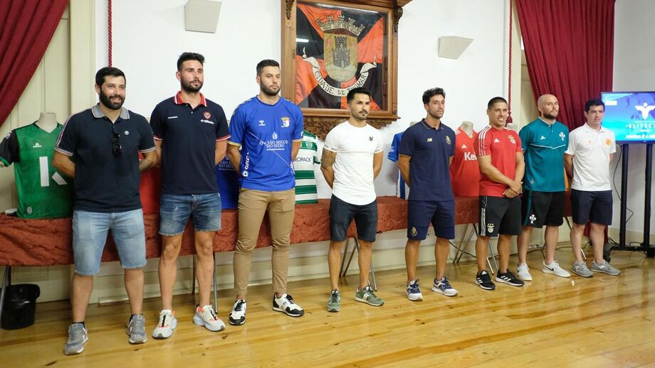 Sorteio e apresentação  da prova contou  com oito dos melhores  atletas de hóquei  em patins que atuam  no nosso País 