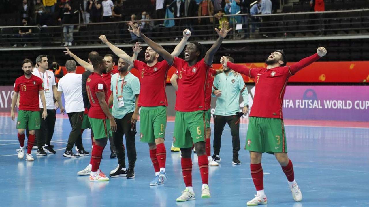 Portugal vence Cazaquistão nos pênaltis e vai à final do Mundial de Futsal, copa do mundo de futsal