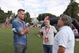 Artur Moraes à conversa com Bernardo Ribeiro e Sérgio Krithinas, diretor e diretor-adjunto de Record, respetivamente