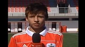 Rúben Dias quando tinha 13 anos: «O meu jogador preferido no Benfica é o Airton»
