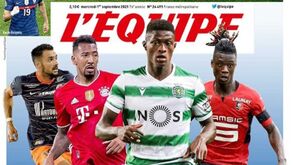 Nuno Mendes em grande destaque no 'L'Équipe'