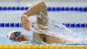 Daniel Videira na final dos 400 metros livres S6