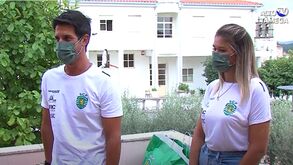 Pilotos do Sporting em ação solidária com crianças e jovens em Chaves		