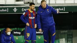 Koeman sem papas na língua depois da saída de Messi: «Fiquei f...»