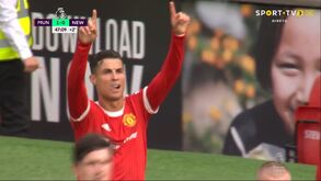 Cristiano Ronaldo já marca pelo Manchester United: assim foi o golo do português ao Newcastle