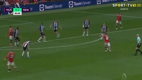 'Bomba' de Bruno Fernandes dá mais brilho ao 'show' português em Old Trafford: veja o golo