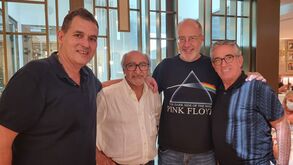 Presidentes das MAG de Benfica e Sporting juntos ao almoço