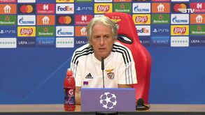 Jorge Jesus: «Sinto que o Benfica está super forte. Vamos para Kiev muito confiantes»