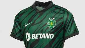 Aí está o terceiro equipamento do Sporting para esta época: estreia frente ao Ajax