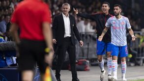 Solskjaer explica saídas de Cristiano Ronaldo e Bruno Fernandes aos 72': «Correram muito...»