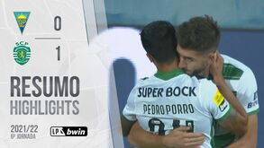 O resumo do Estoril-Sporting: o golo, os casos e outros lances