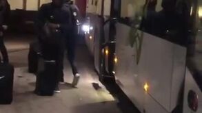 As imagens da chegada do Sporting ao hotel em Dortmund