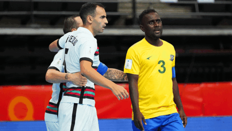 Futsal: Brasil nos oitavos com três triunfos em três jogos