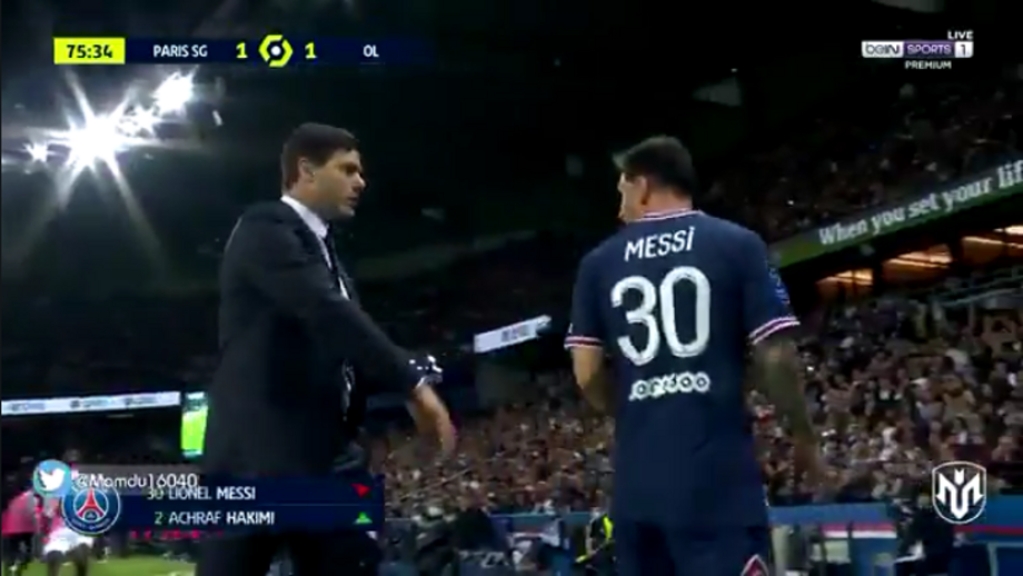 Pochettino explica substituição de Messi e revela conversa com o craque