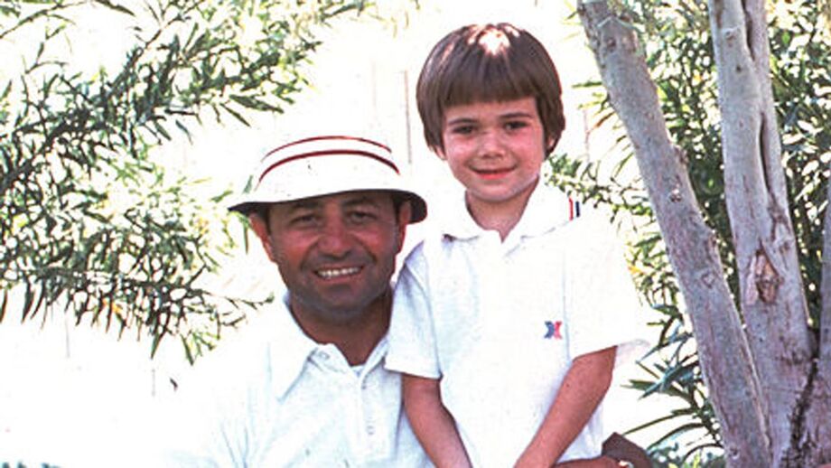 Mike e Andre Agassi em 1976