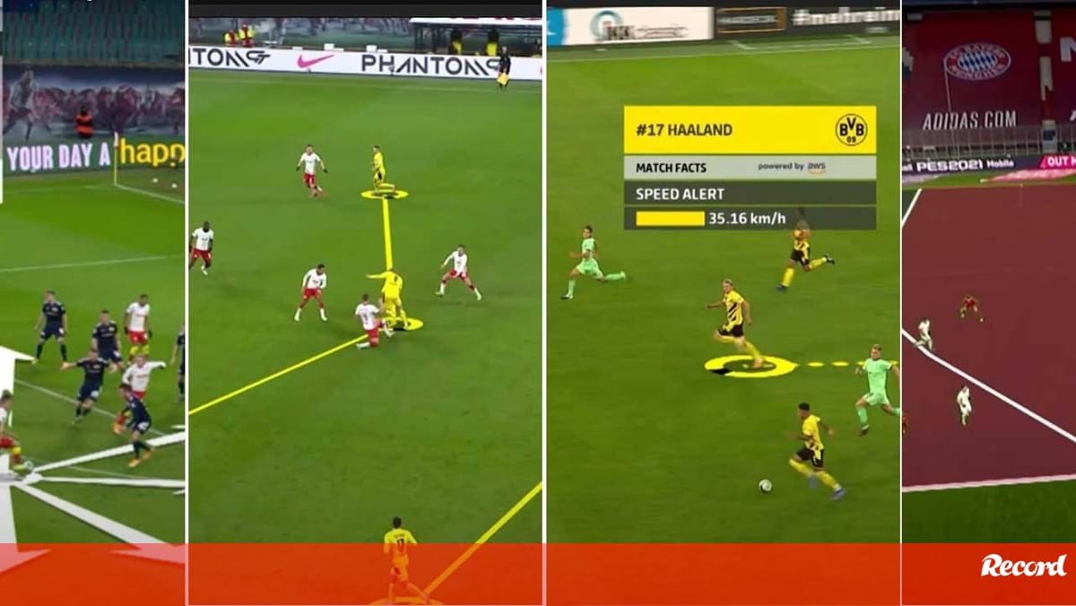 Innovative Bundesliga-Technologie: Echtzeit-Statistiken, um Fußballzuschauer auf dem Bildschirm zu unterhalten und zu lehren – Deutschland