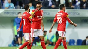 Vizela-Benfica: Golo de Rafa aos 90'+8 faz apostador português ganhar mais de 13 mil euros
