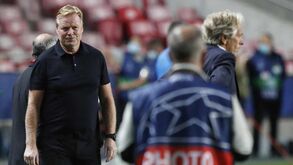 Ronald Koeman ligado à máquina