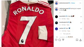 Townsend celebrou à Cristiano Ronaldo e levou camisola do português para casa