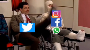 Até o Mr. Bean foi 'chamado' para gozar com a queda do Facebook, Instagram e WhatsApp