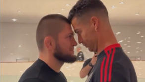 Futuro no MMA? Cristiano Ronaldo sem medo de Khabib num 'face-off' ao estilo do UFC