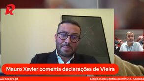 Mauro Xavier e as declarações de Vieira: «Ainda não percebeu que já não é presidente do Benfica»