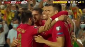 Bis de Ronaldo em cinco minutos: Portugal desde cedo a vencer o Luxemburgo