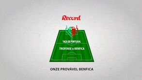 Ferro, Pinho e outras alterações: o onze provável do Benfica para o jogo com o Trofense