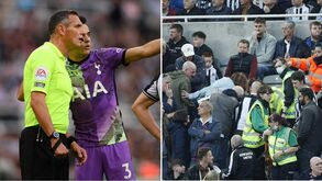 Newcastle-Tottenham foi interrompido após adepto sentir-se mal: Reguilón e Dier com ação decisiva