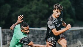 Zé Ferreira controla a bola