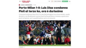 A 'bater no ceguinho': Imprensa italiana 'derrete' Milan de Pioli e elogia mágico Luis Díaz