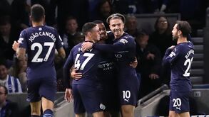 A crónica do Brighton-Man. City, 1-4: triunfo inequívoco