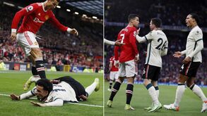 Ronaldo embrulhou-se com Jones, jogadores do Liverpool revoltaram-se e Bruno Fernandes surgiu em defesa