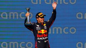 Sergio Pérez foi ao pódio no GP dos Estados Unidos sem beber uma gota de água durante a prova