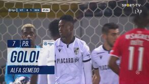 Benfica na frente em Guimarães: foi assim o autogolo de Alfa Semedo