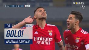 À lei da 'bomba': assim foi o primeiro golo de Radonjic pelo Benfica