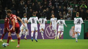 Bayern humilhado pelo Borussia M'Gladbach e eliminado da Taça da Alemanha