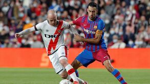 Busquets assume culpa na derrota com o Rayo: «Adormeci, roubaram-me a carteira e Falcão rematou bem»