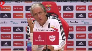 Jesus e o jogo do Benfica na Amoreira: «Se estiver muito vento pode não dar para apresentar futebol técnico-tático com qualidade…»
