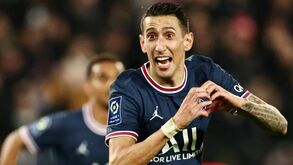 A crónica do PSG-Lille, 2-1: Di María surgiu na fase predileta