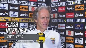 Jorge Jesus: «Pusemo-nos a jeito. Perdemos nitidamente dois pontos»
